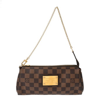 ルイ ヴィトン ダミエ エヴァ エベヌ N52213 ダミエキャンバス レディース バッグ 【中古】【bag】
