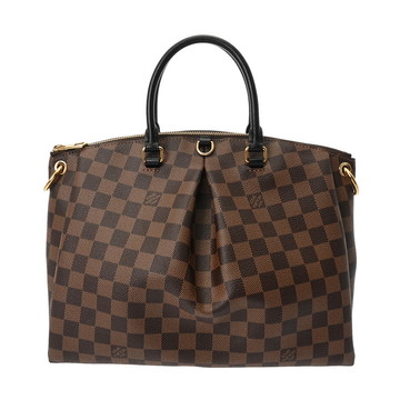 ルイ ヴィトン ダミエ オデオン トート MM ブラウン N45283 ダミエキャンバス レディース バッグ 【中古】【bag】