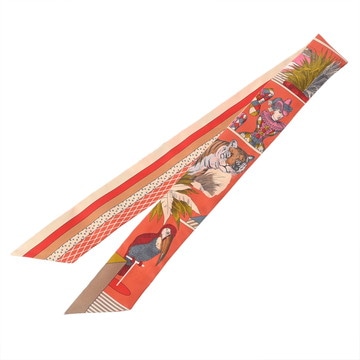 エルメス ツイリー GRAND THEATRE NOUVEAU マルチカラー シルク100％ レディース 【未使用】【other】