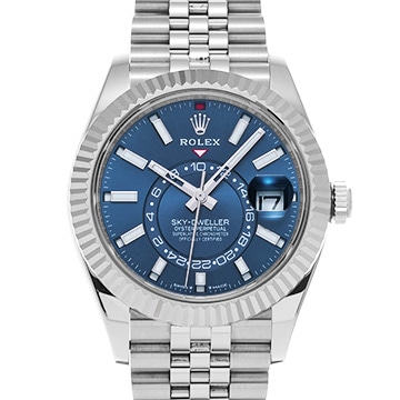 ロレックス スカイドゥエラー 336934 ブライトブルー メンズ 時計 【中古】【wristwatch】