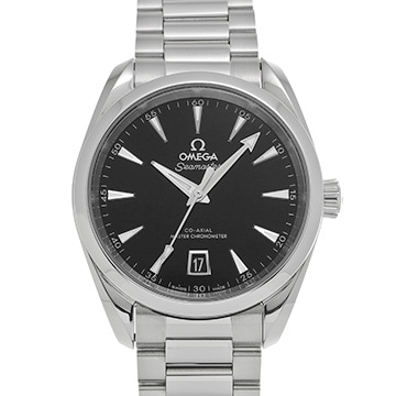 オメガ シーマスター アクアテラ 220.10.38.20.01.004 ブラック メンズ 時計 【中古】【wristwatch】