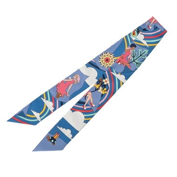 エルメス ツイリー CARRES VOLANTS マルチカラー 063849S シルク100％ レディース 【新品】【other】