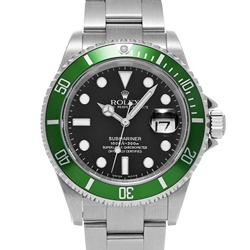 ロレックス サブマリーナ デイト 16610LV ブラック メンズ 時計 【中古】【wristwatch】