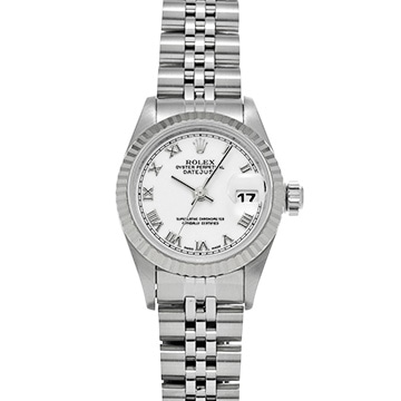ロレックス デイトジャスト 69174 ホワイト レディース 時計 【中古】【wristwatch】