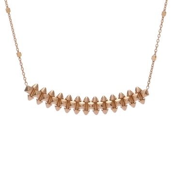カルティエ クラッシュドゥ ネックレス SM ゴールド K18ピンクゴールド PG レディース ジュエリー 【中古】【jewelry】