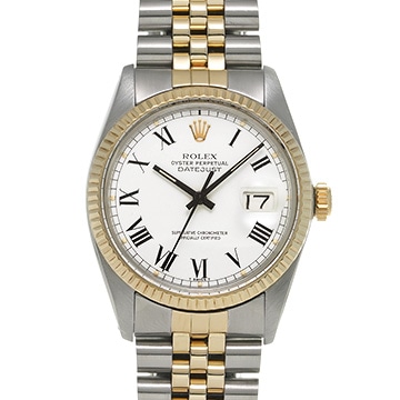 ロレックス デイトジャスト 16013 ホワイト メンズ 時計 【中古】【wristwatch】