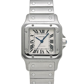 カルティエ サントス ガルベ XL W20098D6 シルバー メンズ 時計 【中古】【wristwatch】