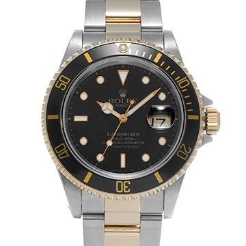 ロレックス サブマリーナ デイト 16613 ブルー メンズ 時計 【中古】【wristwatch】