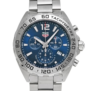タグ ホイヤー フォーミュラ1 クォーツ クロノグラフ CAZ101K.BA0842 ブルー メンズ 時計 【中古】【wristwatch】