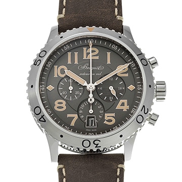 ブレゲ トランスアトランティック タイプXXI 3817ST/X2/3ZU スレートグレー メンズ 時計 【中古】【wristwatch】