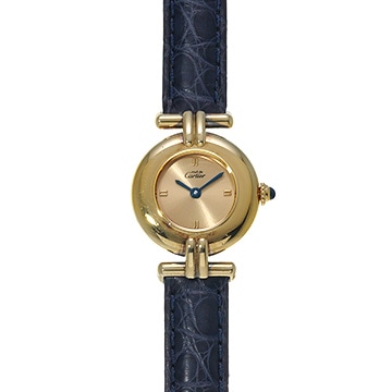 カルティエ マスト コリゼ  ヴェルメイユ SM 590002 シャンパン レディース 時計 【中古】【wristwatch】