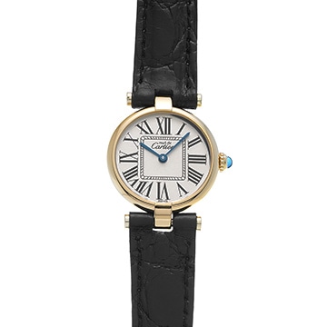 カルティエ マスト ヴァンドーム ヴェルメイユ 590004 シルバー レディース 時計 【中古】【wristwatch】