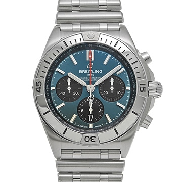 ブライトリング クロノマット B01 42 AB0134101C1A1 ブルー/ブラック メンズ 時計 【中古】【wristwatch】