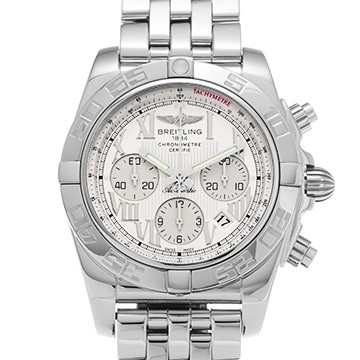 ブライトリング クロノマット 44 A011G76PA シルバー メンズ 時計 【中古】【wristwatch】