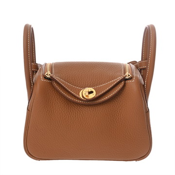 エルメス リンディ ミニ 2 ゴールド トリヨンクレマンス レディース バッグ 【未使用】【bag】