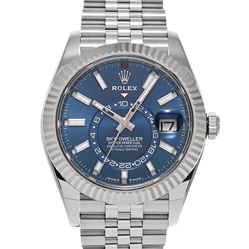 ロレックス スカイドゥエラー 336934 ブライトブルー メンズ 時計 【中古】【wristwatch】