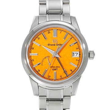 グランドセイコー エレガンスコレクション スプリングドライブ GMT SBGE301 オレンジ メンズ 時計 【中古】【wristwatch】