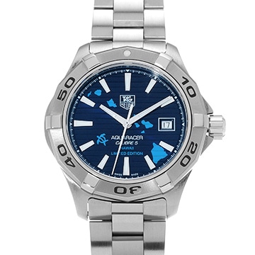 タグ ホイヤー アクアレーサー ダイビング ヘイマンアイランド WAP201AA.BA0830 ブルー メンズ 時計 【中古】【wristwatch】