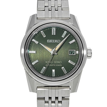 セイコー キングセイコー SDKS025 オリーブグリーン メンズ 時計 【中古】【wristwatch】