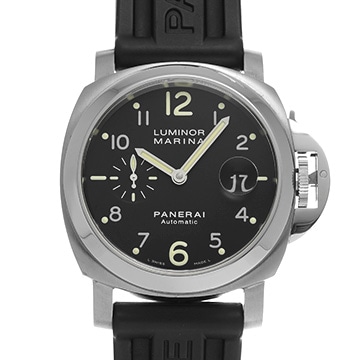 パネライ ルミノールマリーナ PAM00164 ブラック メンズ 時計 【中古】【wristwatch】