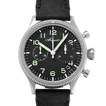 ブレゲ タイプ20 2057ST/92/3WU ブラック メンズ 時計 【中古】【wristwatch】