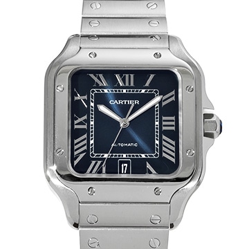 カルティエ サントス ドゥ カルティエ LM WSSA0030 ブルー・グラデーション メンズ 時計 【中古】【wristwatch】