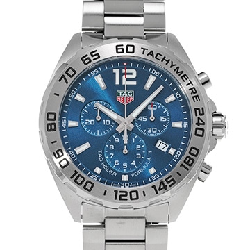 タグ ホイヤー フォーミュラ1 クォーツ クロノグラフ CAZ101K.BA0842 ブルー メンズ 時計 【中古】【wristwatch】