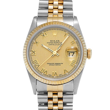 ロレックス デイトジャスト 16233 シャンパン メンズ 時計 【中古】【wristwatch】