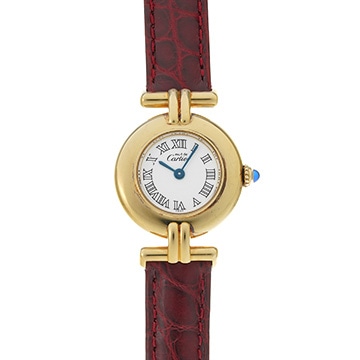 カルティエ マスト コリゼ  ヴェルメイユ W1011554 ホワイト レディース 時計 【中古】【wristwatch】