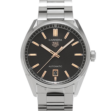 タグ ホイヤー カレラ キャリバー5 WBN2113.BA0639 ブラック メンズ 時計 【中古】【wristwatch】