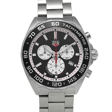 タグ ホイヤー フォーミュラ1 クォーツ クロノグラフ CAZ101E.BA0842 ブラック/シルバー メンズ 時計 【中古】【wristwatch】