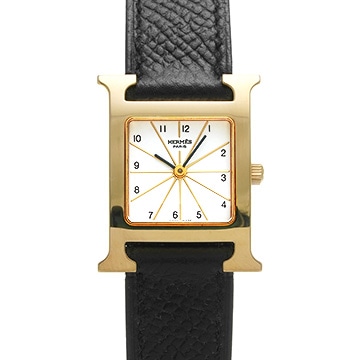 エルメス Hウォッチ HH1.201 ホワイト レディース 時計 【中古】【wristwatch】