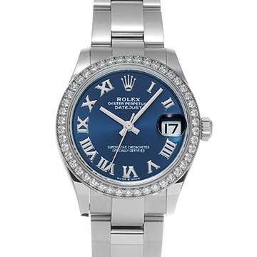 ロレックス デイトジャスト 31 278384RBR ブルー ユニセックス 時計 【中古】【wristwatch】