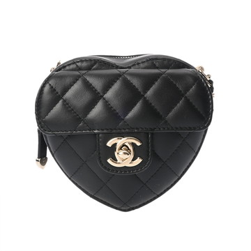 シャネル マトラッセ チェーンクラッチ ブラック AP2784 ラムスキン レディース バッグ 【未使用】【bag】