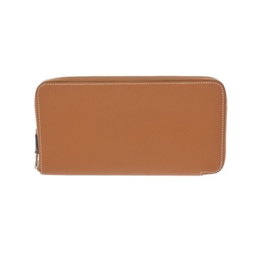 エルメス アザップロング シルクイン ゴールド ヴォーエプソン レディース 財布 【中古】【purse】