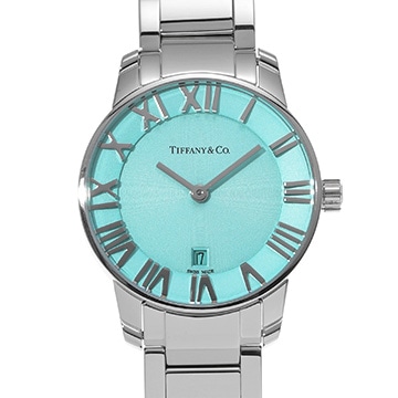 ティファニー アトラス 2ハンド 29mm 63452807 ティファニーブルー レディース 時計 【中古】【wristwatch】