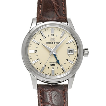 グランドセイコー ヘリテージコレクション GMT SBGM221 アイボリー メンズ 時計 【中古】【wristwatch】