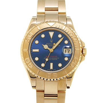 ロレックス ヨットマスター 68628 ブルー ユニセックス 時計 【中古】【wristwatch】