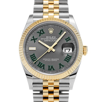 ロレックス デイトジャスト 36 126233 スレート メンズ 時計 【中古】【wristwatch】