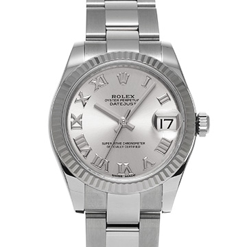 ロレックス デイトジャスト 31 178274 グレー ユニセックス 時計 【中古】【wristwatch】