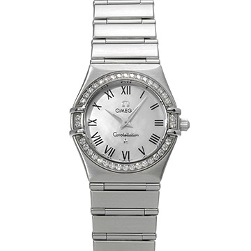 オメガ コンステレーション クォーツ 1476.61 ホワイトシェル レディース 時計 【中古】【wristwatch】