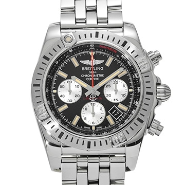 ブライトリング クロノマット 44 エアボーン 30th AB01154G/BD13 ブラック/シルバー メンズ 時計 【中古】【wristwatch】