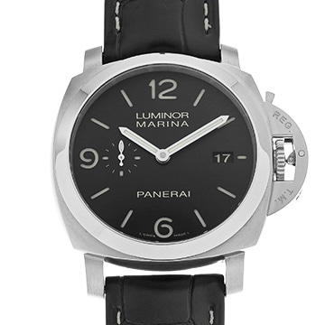 パネライ ルミノール マリーナ 1950 3デイズ オートマティック PAM00312 ブラック メンズ 時計 【中古】【wristwatch】