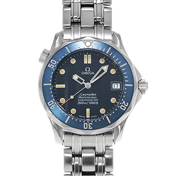 オメガ シーマスター 300 デイト 2551.80 ブルー メンズ 時計 【中古】【wristwatch】