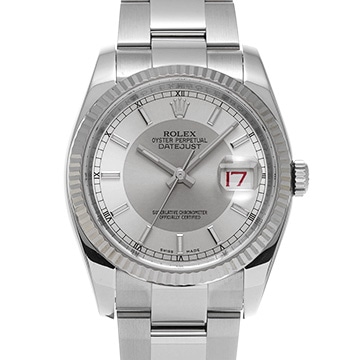 ロレックス デイトジャスト 116234 シルバー メンズ 時計 【中古】【wristwatch】
