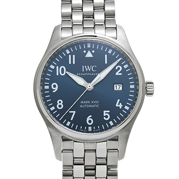 IWC マークXVIII マーク18　プティ・プランス IW327014 ブルー メンズ 時計 【中古】【wristwatch】