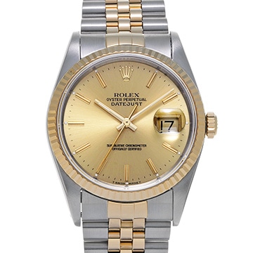ロレックス デイトジャスト 16233 シャンパン メンズ 時計 【中古】【wristwatch】