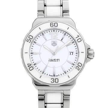 タグ ホイヤー フォーミュラ1 クォーツ WAH1211.BA0861 ホワイト レディース 時計 【中古】【wristwatch】
