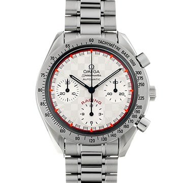 オメガ スピードマスター レーシング ミハエル・シューマッハ 2000 3517.30 シルバー メンズ 時計 【中古】【wristwatch】