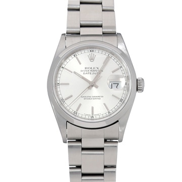 ロレックス デイトジャスト 16200 シルバー メンズ 時計 【中古】【wristwatch】